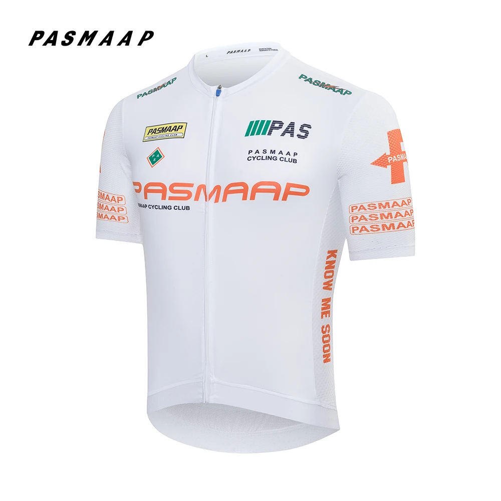 PASMAAP-Cycling Jersey for Men, short Sleeve, Pro Team, MTB, Road Bike Clothing, Breathable Bicycle Shirts, 2025