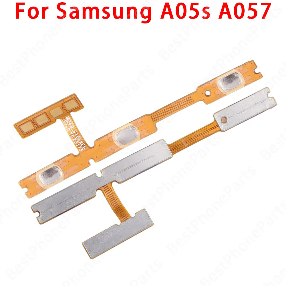 For Samsung Galaxy A01 A02S A03S A03 Core A04 A04S A04E A05 A05S A06 Side Button Switch Volume Key Power On Off Flex Cable Parts