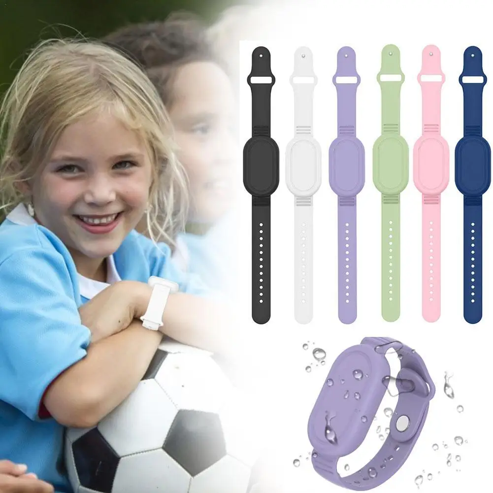 

for Samsung SmartTag2 Wrist Strap Waterproof Protective Case Waterproof Dirt-resistant Anti Scratch Silicone Case