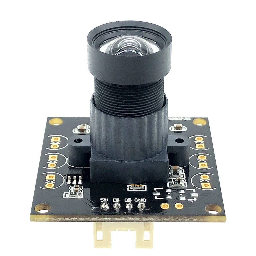 Câmera industrial de distorção zero HD 2MP 1920*1080P OTG UVC 60FPS 120FPS MJPEG Módulo de câmera USB para Android Linux Windows