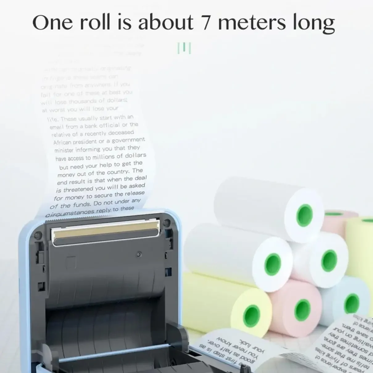 Peripage Mini Printer Paper Adhesive Thermal Paper Rolls White Paper for Peripage A6 Paperang All Bluetooth Mini Printer
