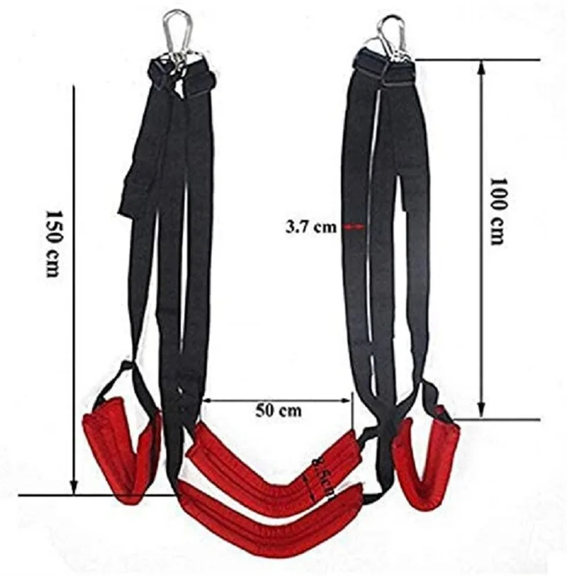 Four and Five Pad Soft Sex Swing Sex Furniture Fetish Bondage Adult Game Seat & Leg Pad Hanging Sex Toys Couples Flirt BDSM