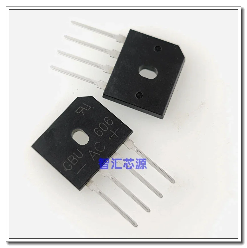 5PCS/LOT GBU606 NEW ORIGINAL Rectifier rectifier bridge stack direct insertion DIP-4