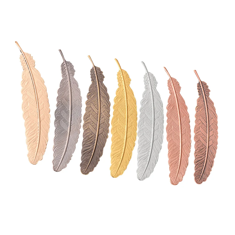 

6pcs Silver-plated Metal Bookmarks Creative Practical Gifts for Birthday Party Graduation Literary Mark Students