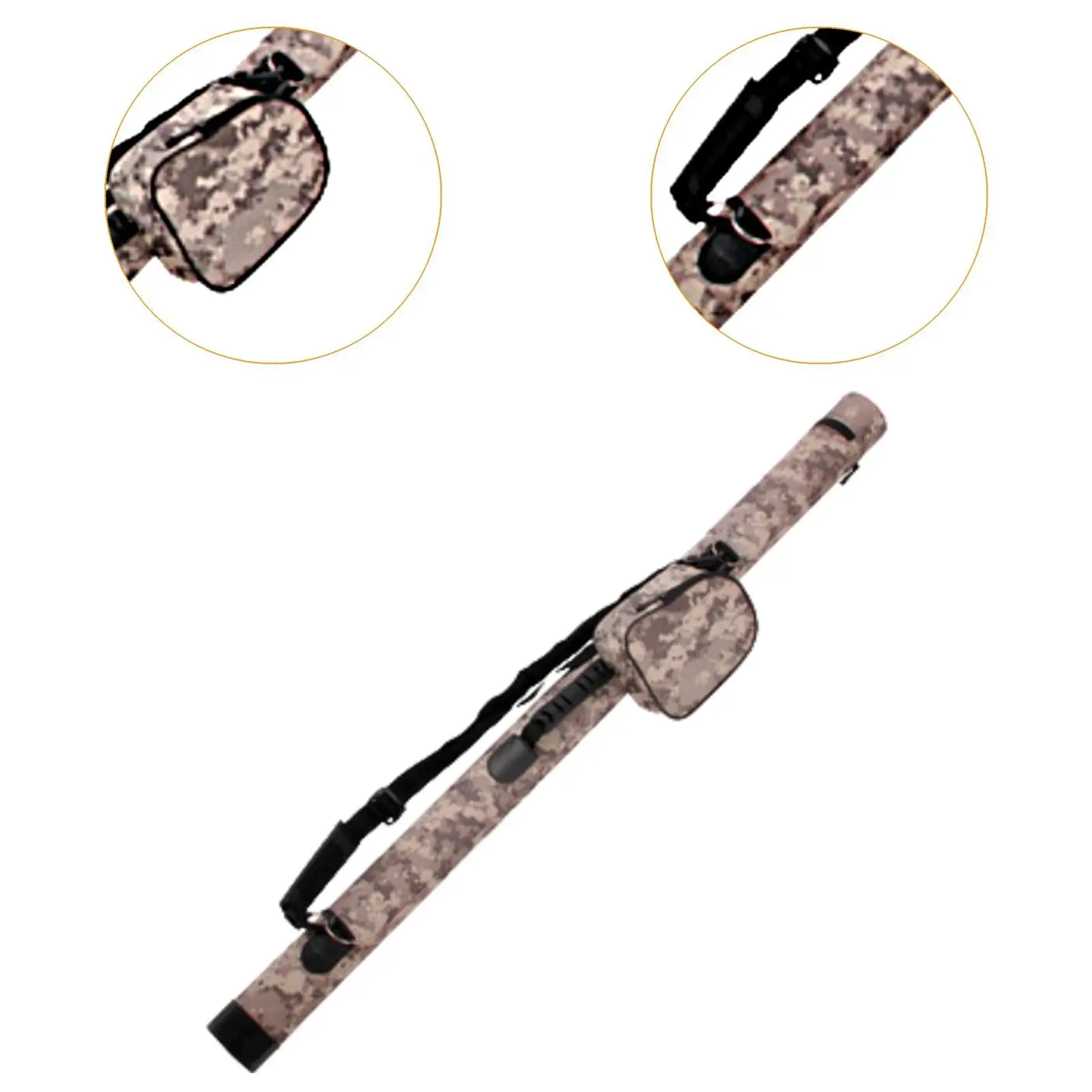 Fishing Rod Tube Fishing Pole Case Holds 2 Rods 130cm Long Carrying Bag Holder Reel Storage Bag for Travel Outdoor Activities Fishing Rod Tube Fishing Pole Case Holds 2 Rods 130cm Long Carrying Bag Holder Reel Storage Bag for Travel Outdoor Activities