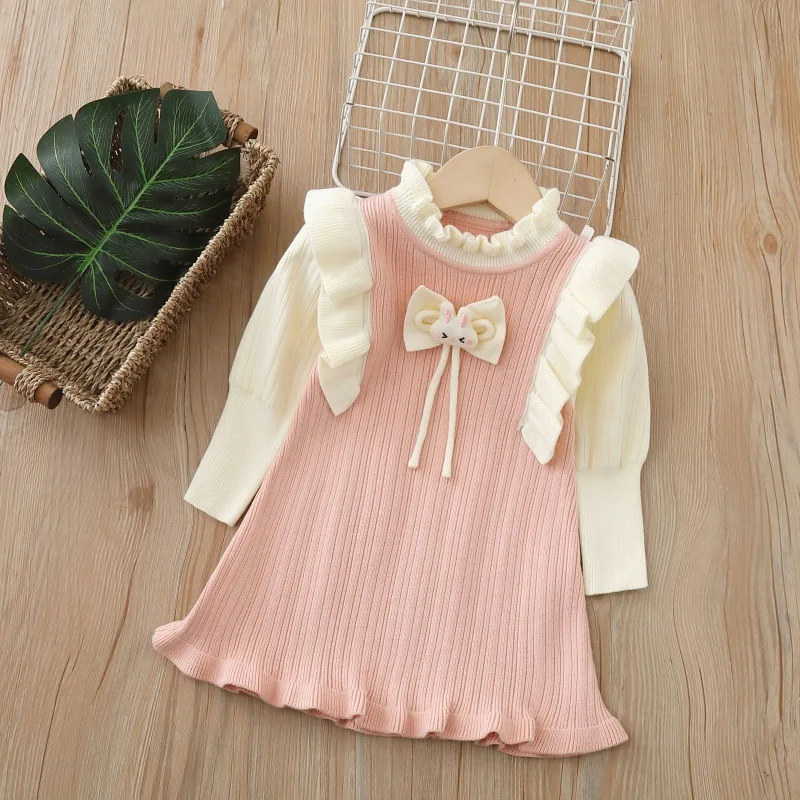 Girls Knitted Dress… - image