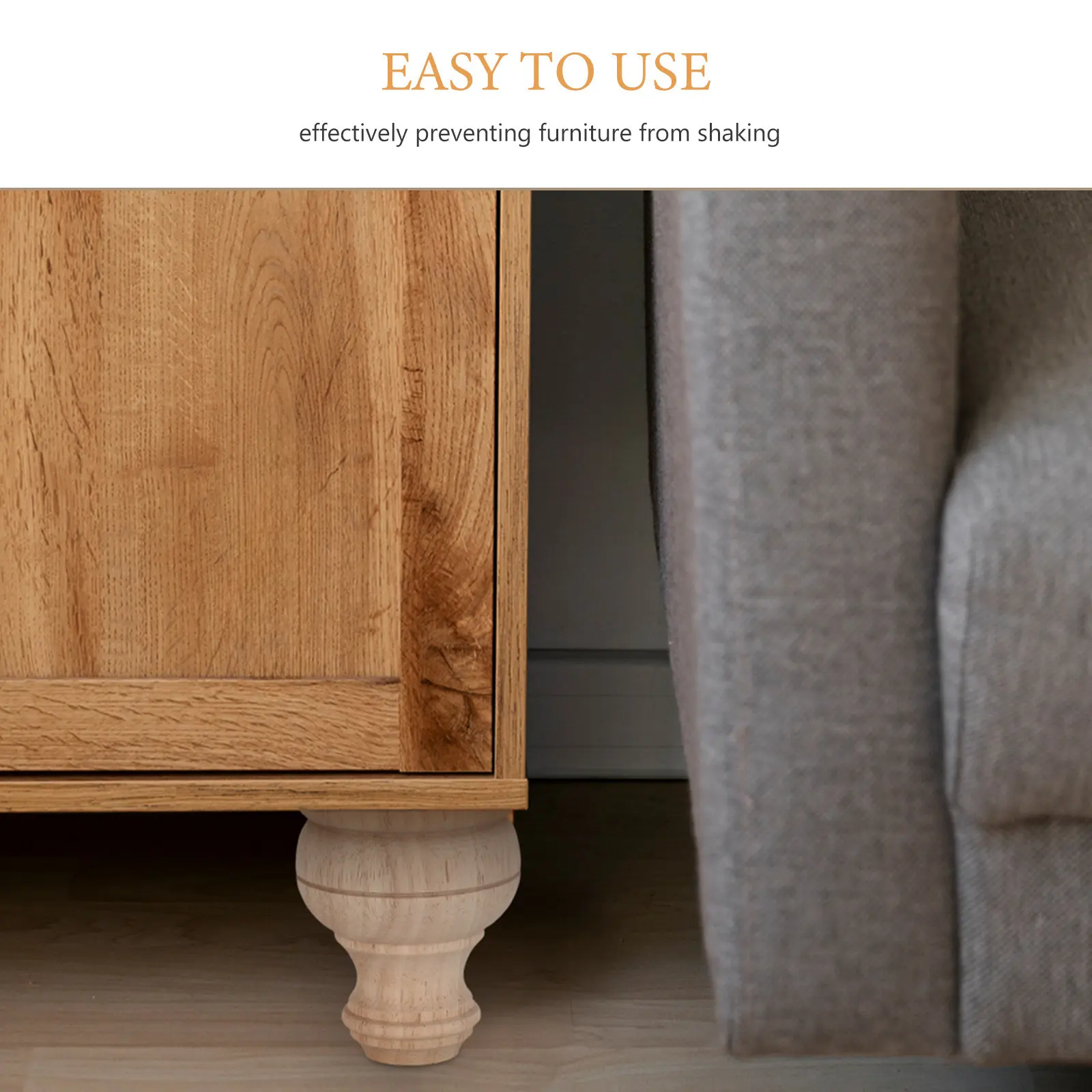 Natural Wood Furniture Legs Replacement Sofa Feet Cabinet Vintage End Table Dresser Armchair Recliner Coffee Table Easy Install