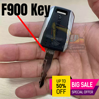 F900 K1009605B Ignition Key – 1X for Bobcat/Daewoo/Doosan/Terex Excavators (Fits E60/E80/DX210 Series)