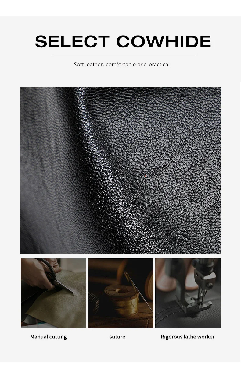 Aidanni 2026 Neue Echtleder-Tragetasche für Damen, Geräumige Unterarmtasche, Schwarze Schulter- und Handtasche, Muttertasche – Detail 7