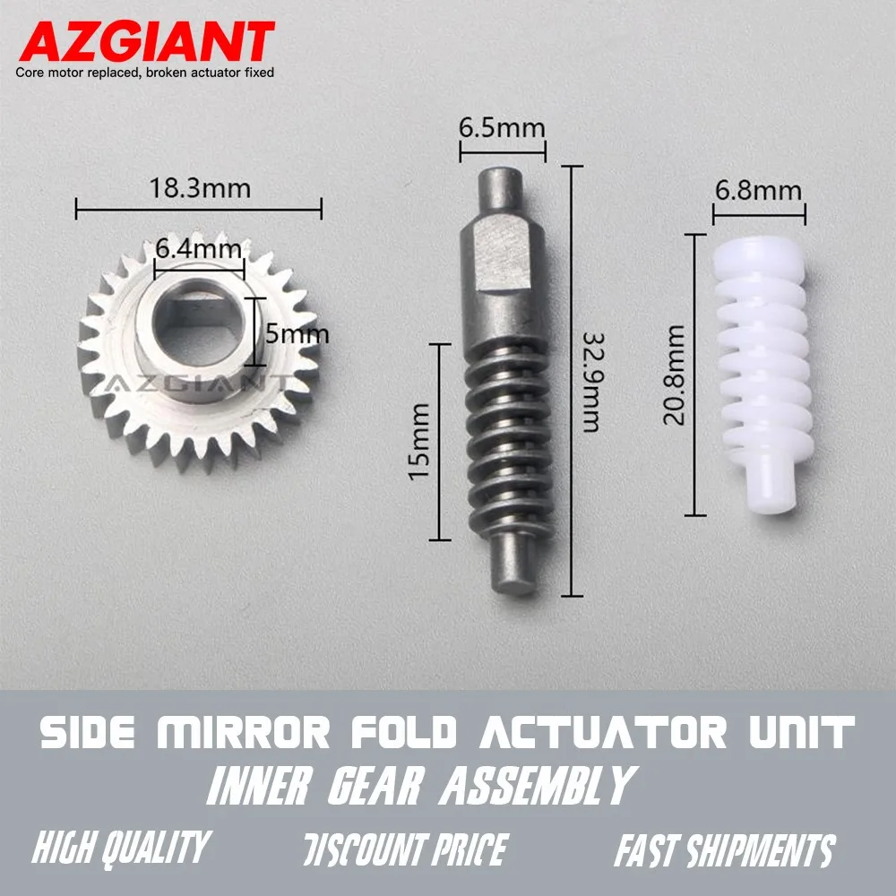 AZGIANT for 2015-2022  LEXUS RX450h  RX450hL Side Wing Mirror Folding Module Inner Gear Assembly