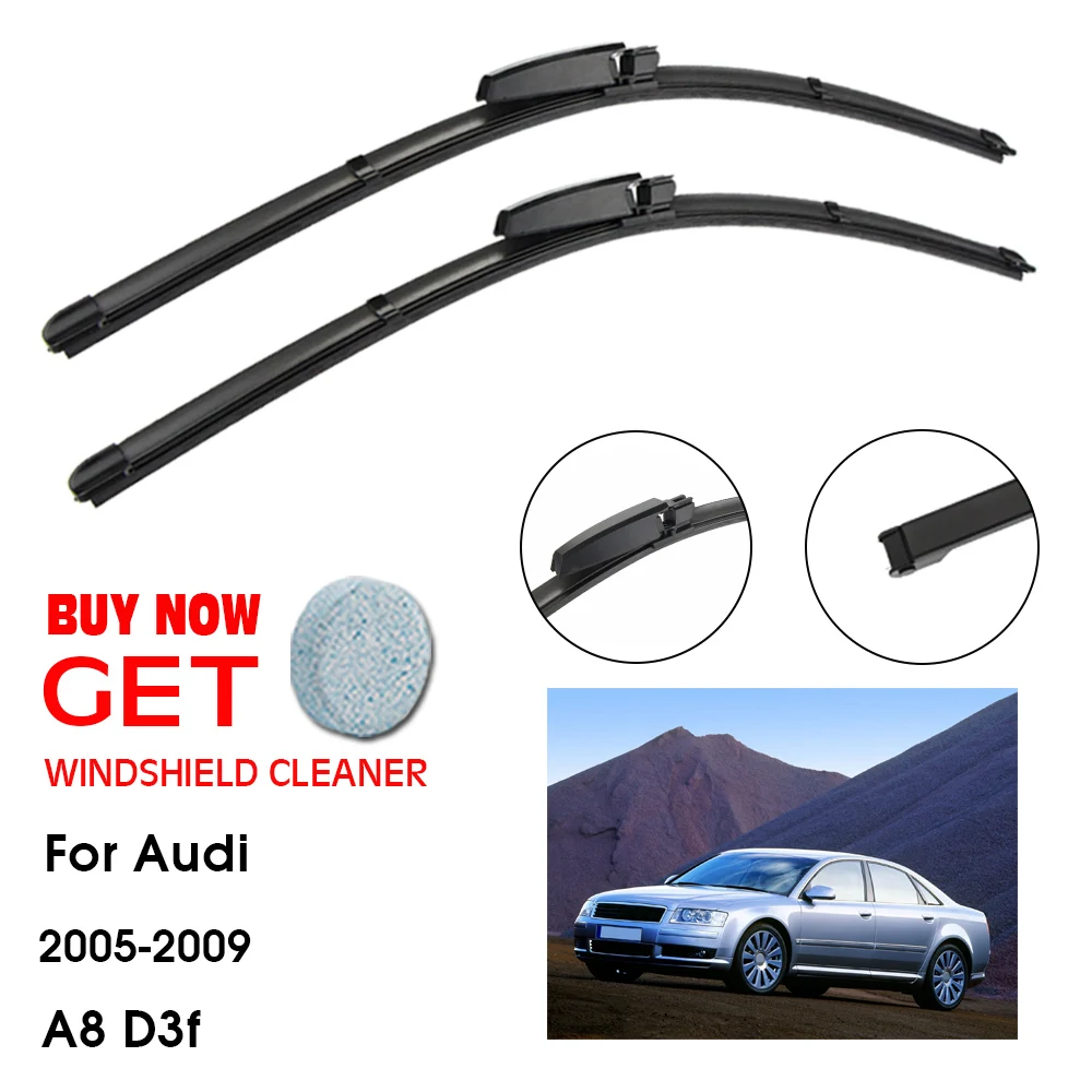 

Car Wiper Blade For Audi A8 D3f 24"+23" 2005-2009 Front Window Washer Windscreen Windshield Wipers Blades Accessories