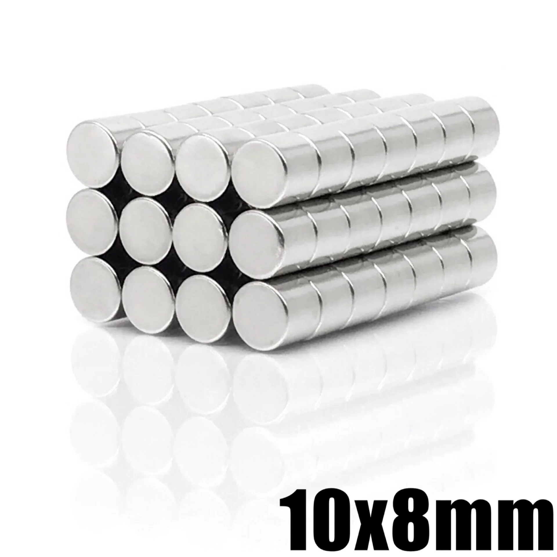 

2/5/10/20/50/100Pcs 10x8 Neodymium Magnet 10mm x 8mm N35 NdFeB Round Super Powerful Strong Permanent Magnetic imanes Disc