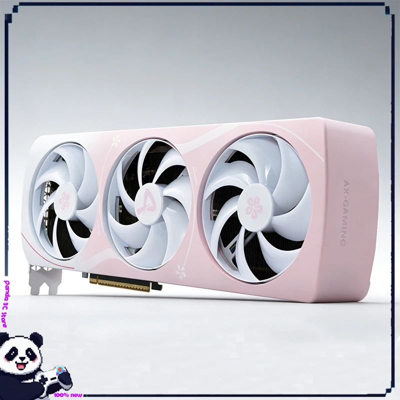 Ax Gaming Rtx5070 12g Graphics Card White Desktop Computer Ai Design Rendering 4k Gaming Independent Graphics Card Accessories