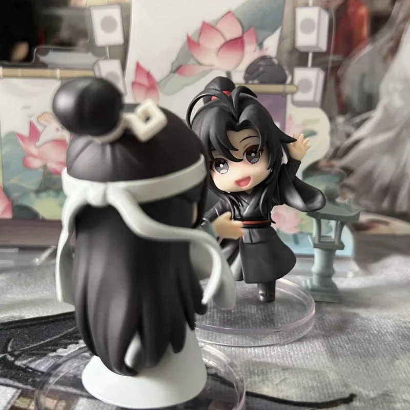 

Original Mo Dao Zu Shi Welcome By Qingpan Series Q Version Anime Figure Wei Wuxian Lan Wangji Lanzhan Collection Model Toys Gift