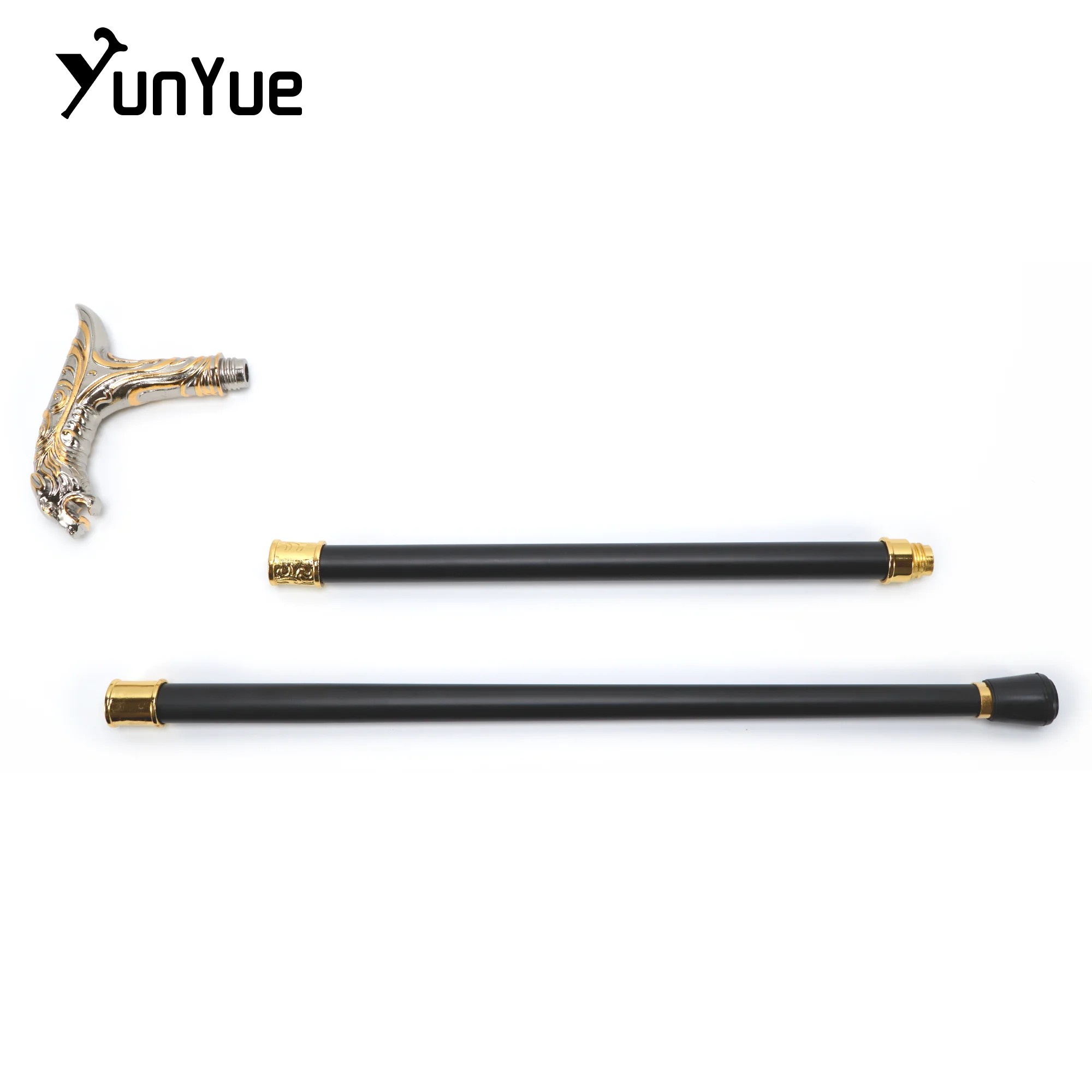 الذهب الأبيض كيلين مقبض موضة عصا للمشي شهم مجموعات فنية قصب المشي تأثيري فيلم الدعائم حفلة قصب كروسييه المقبض