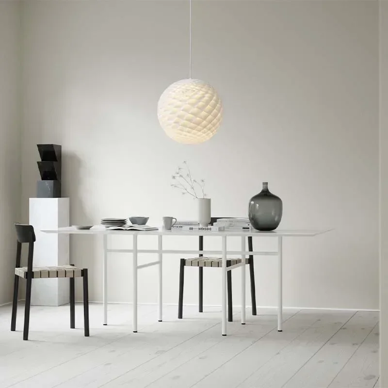 Nordic Bar Restaurant Round Pendant Light Simple Modern Bedroom Living Room Light Creative Decorative Light