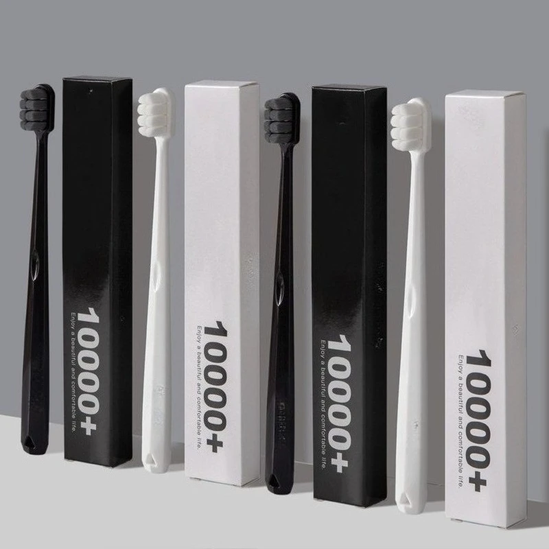 

Premium Soft Bristle Toothbrush for Students - Split-Filament 10K Bristles, Home/Dorm Use