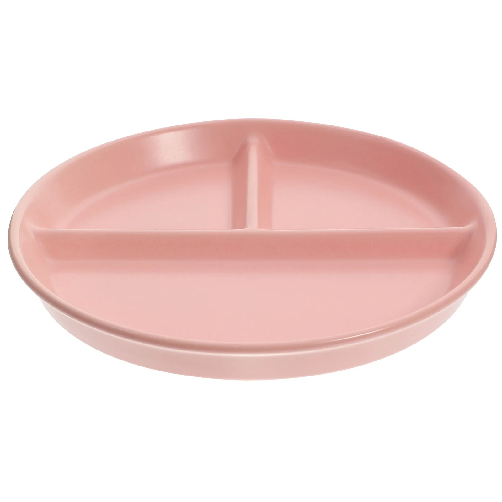 Premium Ceramic Divided Breakfast Plate Three-Separated Sections Elegant Crafted for Fruits Desserts Meals Home Hotel Dining