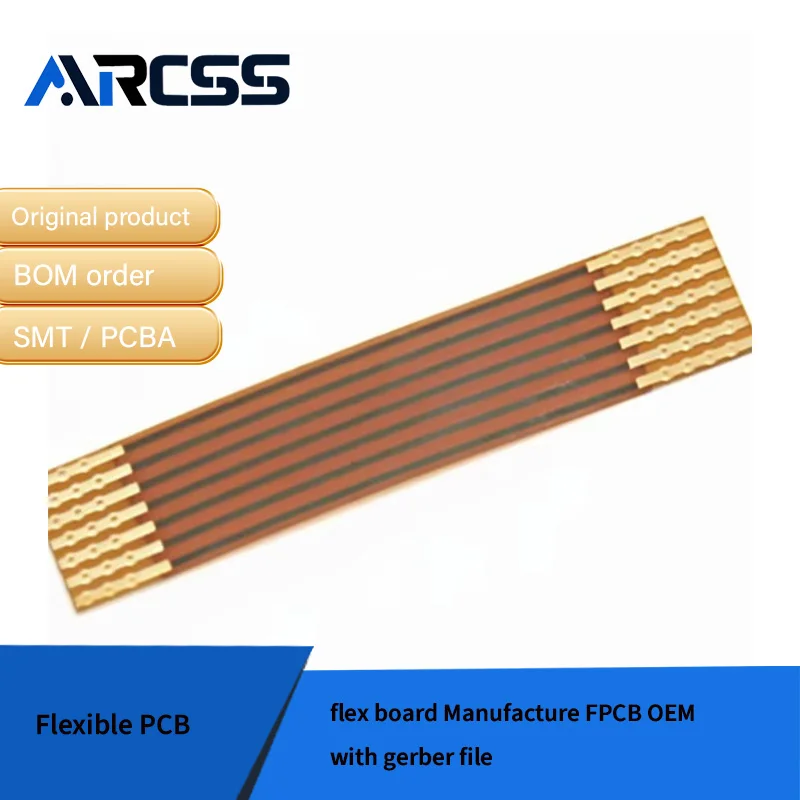 fabricação de placa flexível OEM FPCB com arquivo gerber