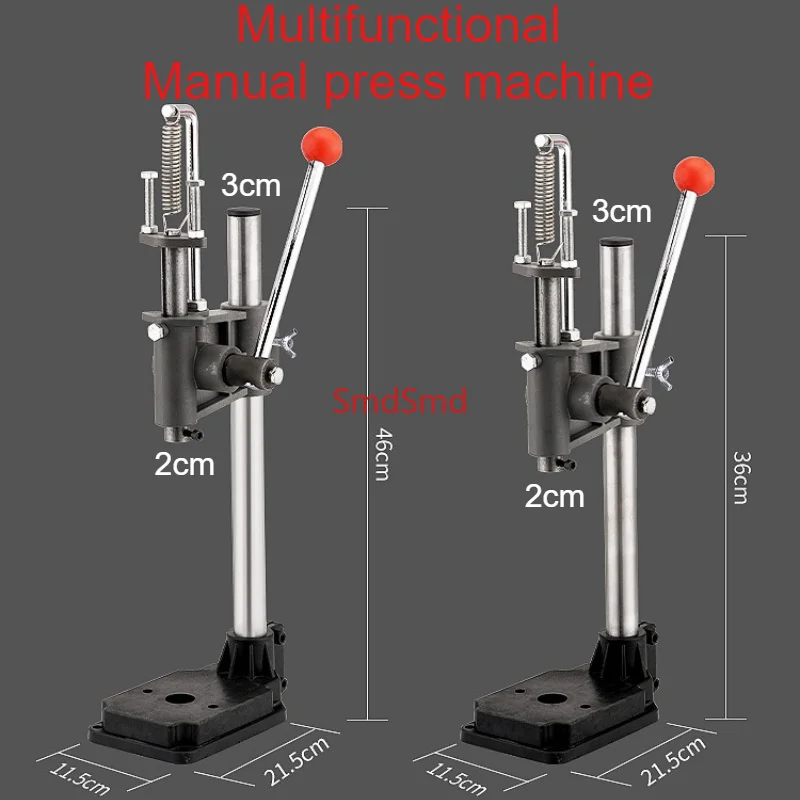 Small-sized Manual Press  Shearing  Hand Beer  Cutting Die Cutting Machine Drilling Holes Spring