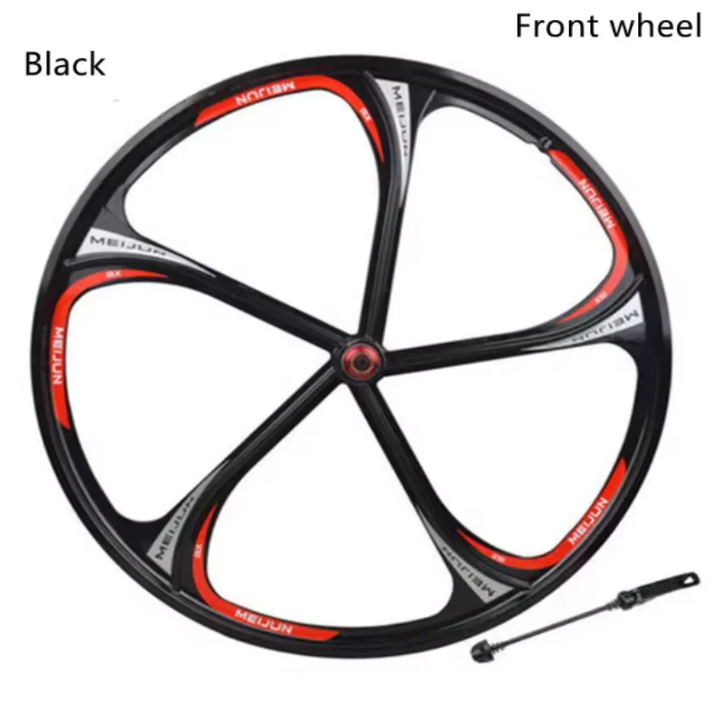 26-inch clip-on rotary rear wheel set mountain bike hub magnesium-aluminum alloy integrated wheel