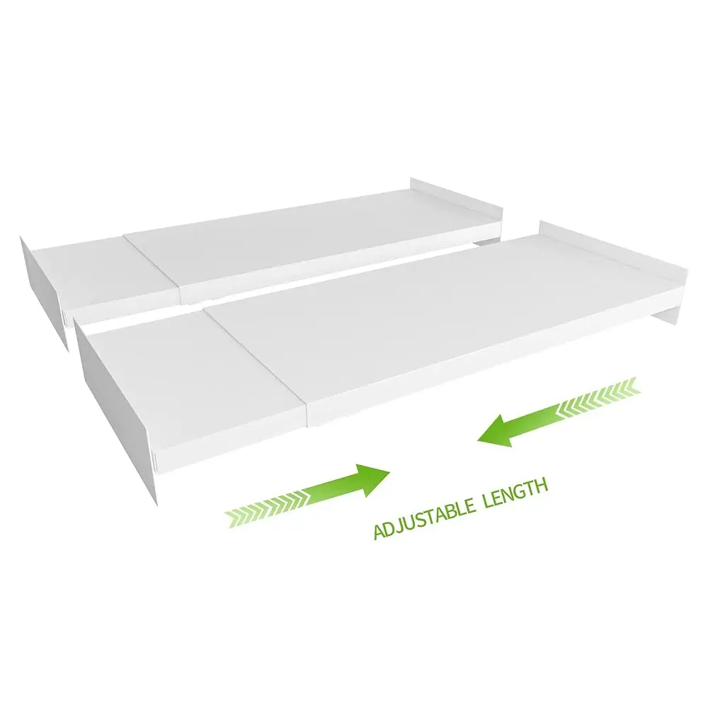 

Expandable Closet Shelves Organizers, Adjustable Shelf Board For Cabinet Ra Storage Wardrobe Divider Shelving For Closets