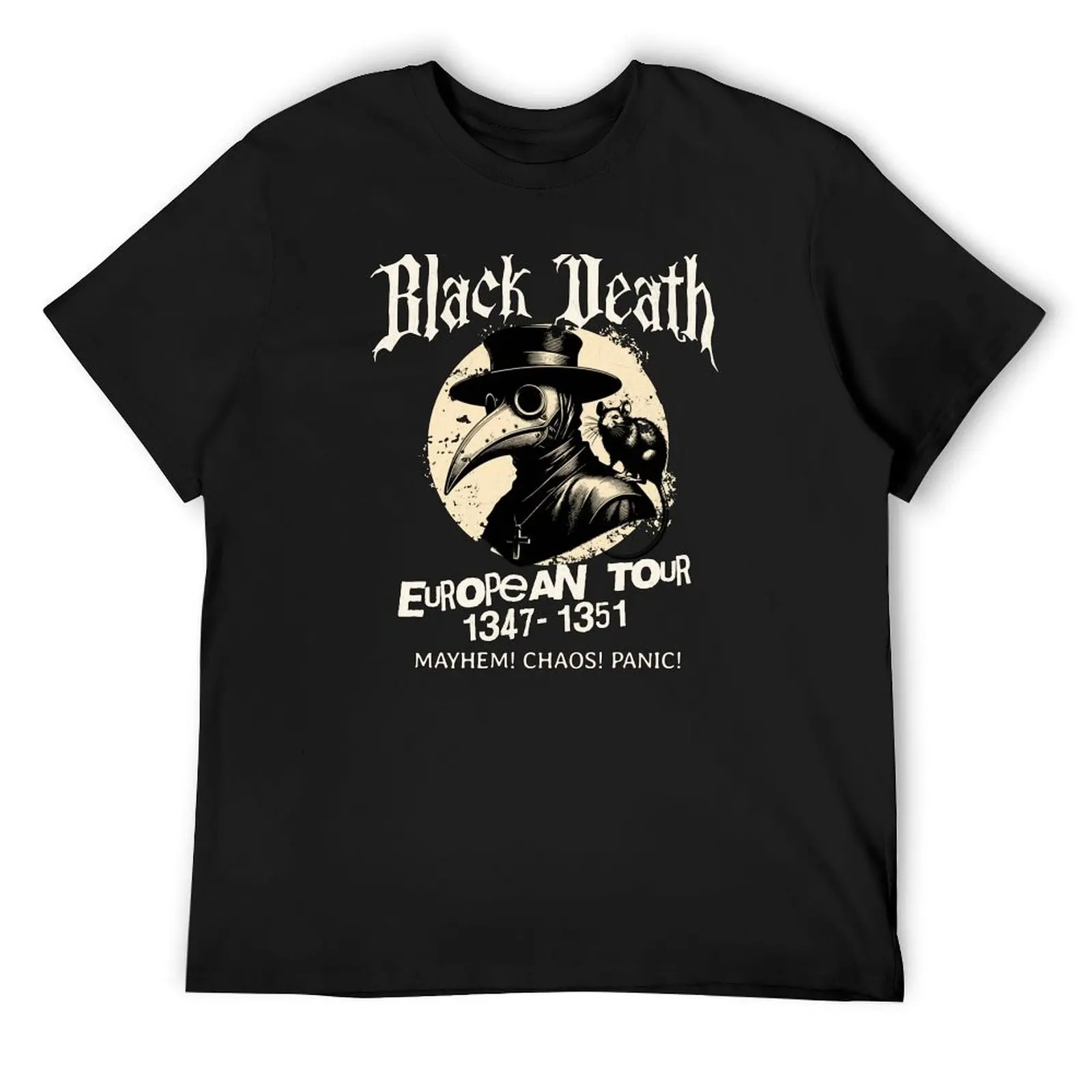 

Black Death European Tour T-Shirt plus sizes quick drying Funny t-shirt korean fashion men workout shirt