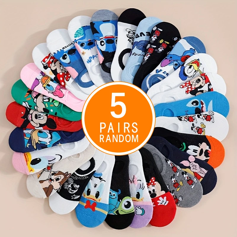 10 Pairs Cartoon Socks 5