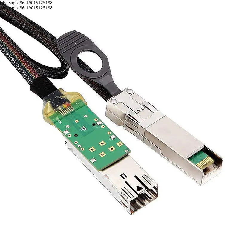 Optical module extension cable 10G/25G/40G/100G/200G male to female head, module to cage switch optical port protection test