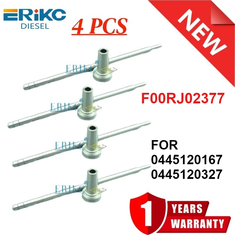 

4PCS F00RJ02377 Diesel Injector Control Valve F00R J02 377 Valve Part FOOR J02 377 F OoR J02 377 FOR 0445120167 0445120327
