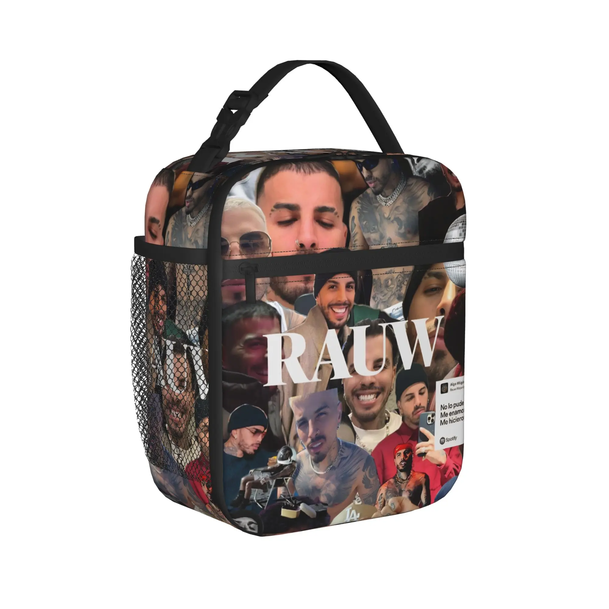 Insulated Lunch Boxes Rauw Alejandro Singer Rapper Product  Lunch Container Unique Design Cooler Thermal Lunch Box For School