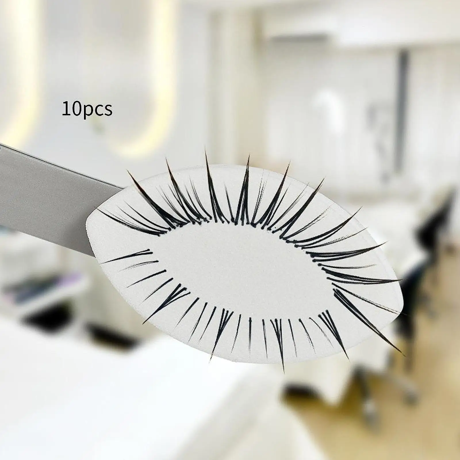 10 قطع من إسفنجات الرموش لممارسة خلاطات مكياج متعددة الوظائف #3