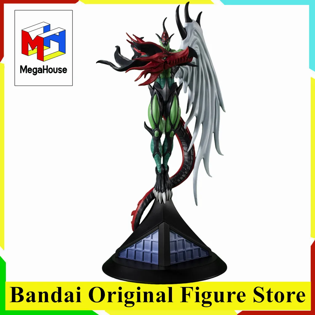 

Original MegaHouse Yu-Gi-Oh! Duel Monsters GX Elemental Hero Flame Wingman Action Figure Toys PVC Model Collection Gift