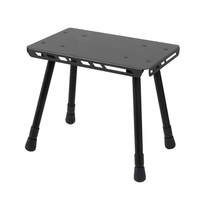 Camping Stool Table Fishing Package Content Portable Folding Chair Adjustable Height Aluminum Alloy Camping Stool Table