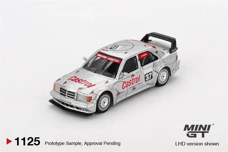 

*Предпродажа* MINI GT 1:64 190E 2.5-16 Evolution II NO.37 1995 SE Asia Touring Car Литая под давлением модель автомобиля