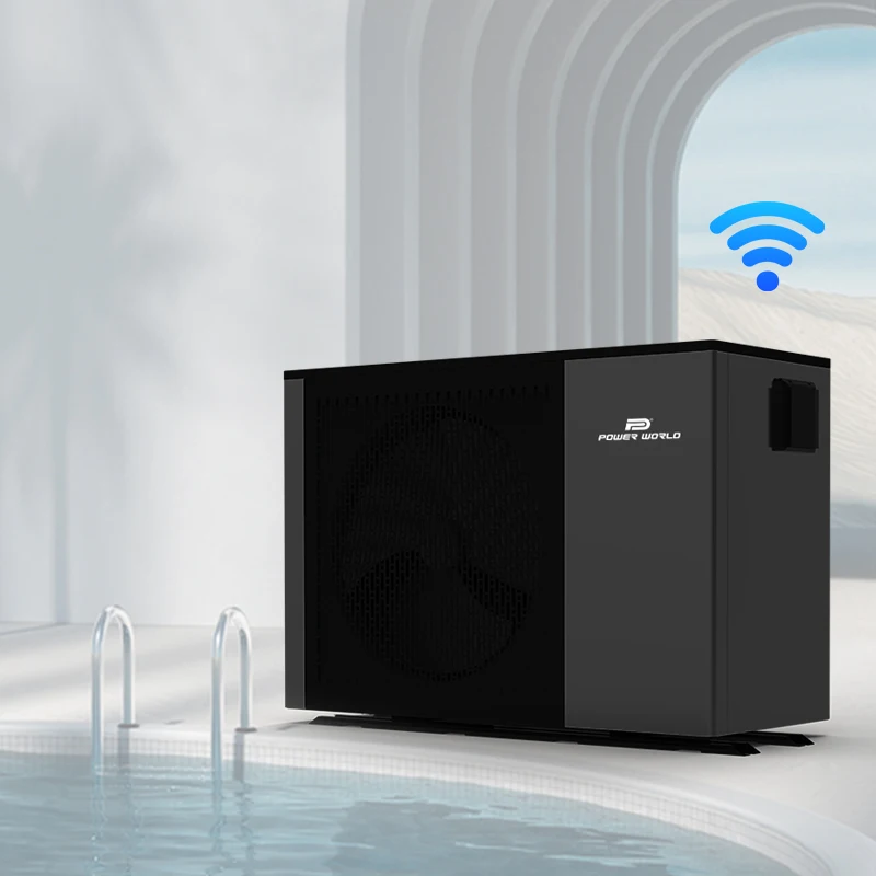 17 Kw Swimming Pool Heat Pump Tankless System R32 17 Kw 230V Inverter Home Pool Hotel Hot Water Heating Unit Energy Saving Water