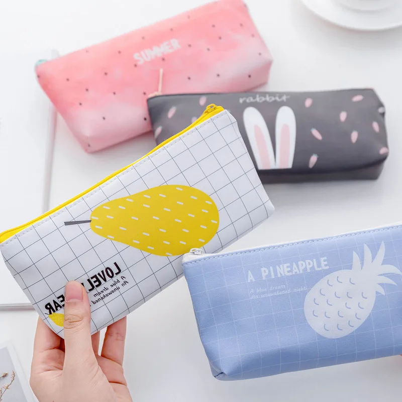 1PC Bleistift Fall Schreibwaren Tasche Geeignet Für Büro Schule Jugendliche Tragbare Bleistift Box