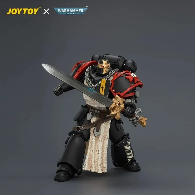Pre-sale JOYTOY Dark Source Warhammer 40K 1/18 Scale Black Cathedral Crusader Flag Bearer Action Figures Model Toys Collection