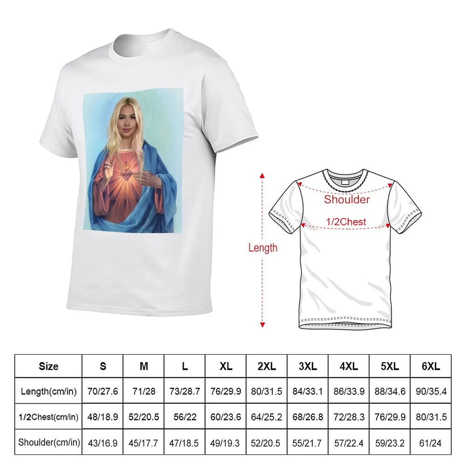lesbian jesus T-Shirt topping cotton graphic tees heavy weight t shirts for men