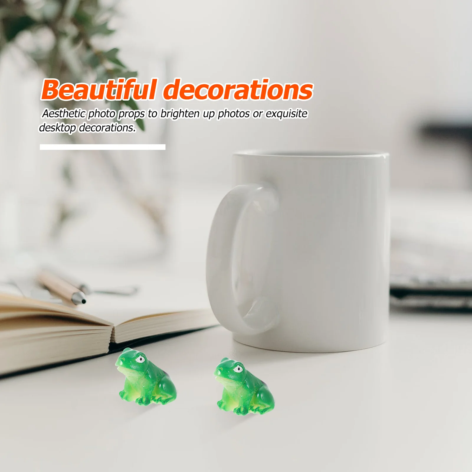 

15Pcs Resin Frog Ornaments Mini Frogs Decor for Succulent Garden Micro Landscape Decoration Frogs