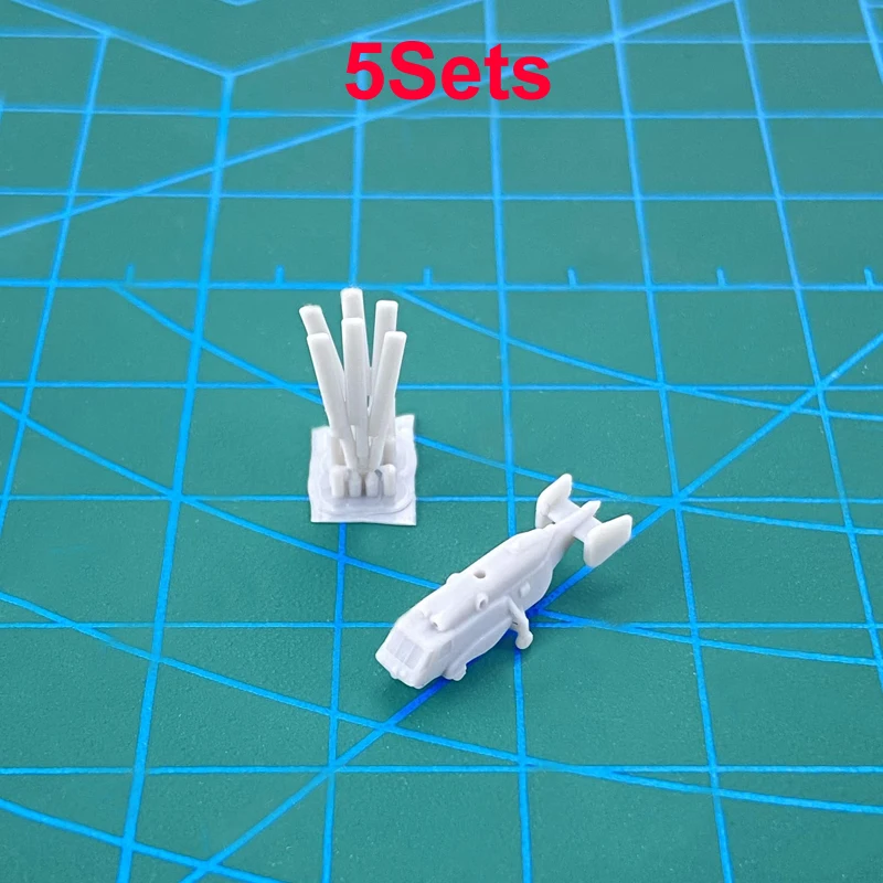 

5 комплектов, модель вертолета со сложенным крылом Ka-31, корабль, самолеты, 3D-печать, самолет раннего предупреждения, 1/1500 1/700 1/400, масштаб 1/350
