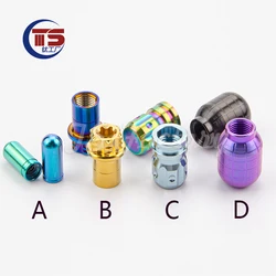 TS Titanium Factory Titanium Alloy Valve Core Plug Valve Cap Motorcycle Car Mountain Bike Special Plug GR5