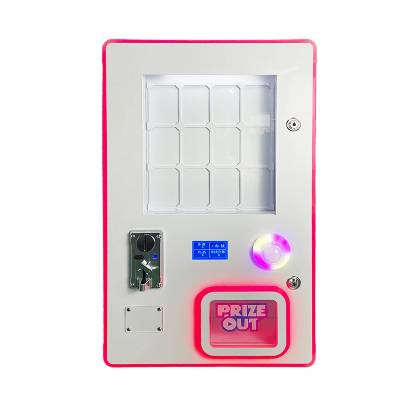 Mini Carddass Vending Machine with Customizable Appearance Stickers For Twisting Card Game