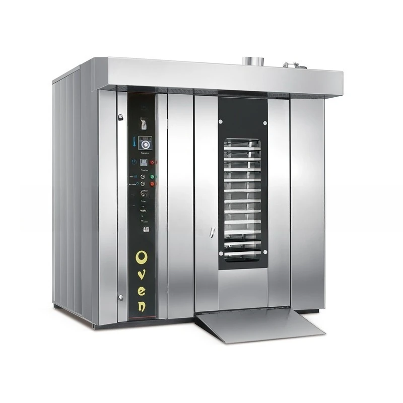 Large 64-plate hot air rotary oven, production line oven, large oven