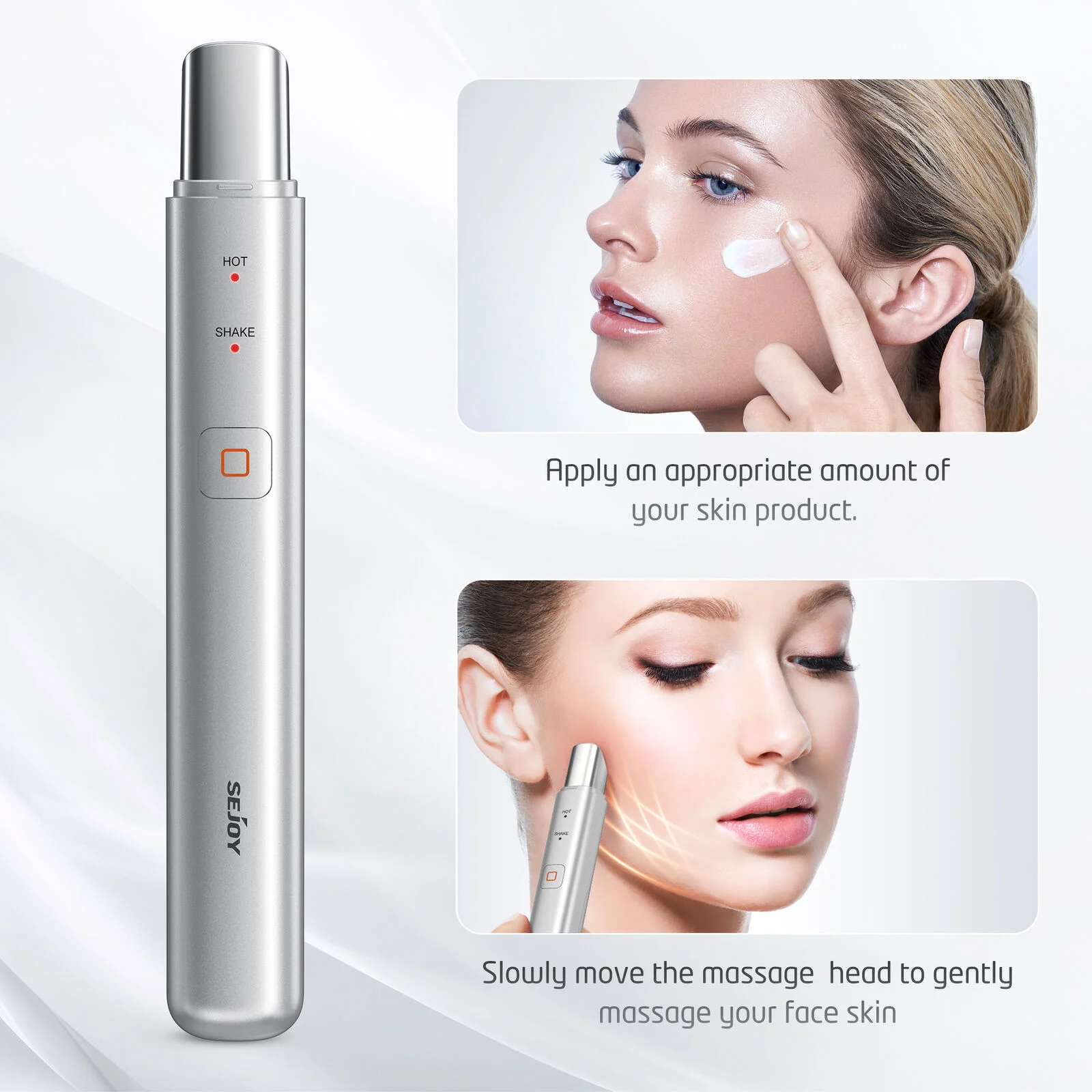 SEChain Y-Appareil de beauté pour les yeux, soins de la peau à domicile, masseur de lifting du visage, remplacement de Medicube Booster