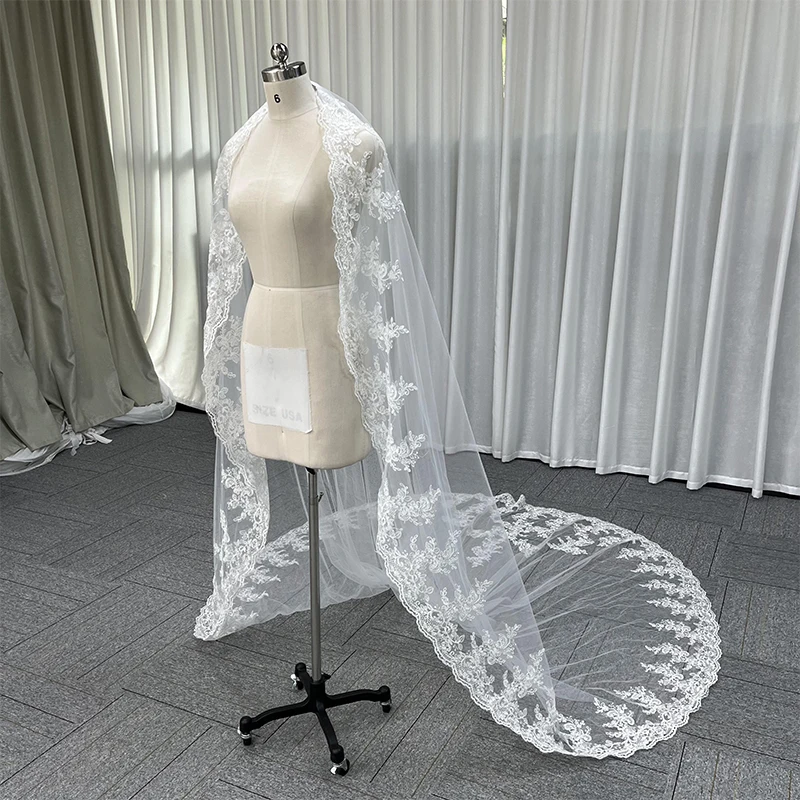 vl25019-ブライダルブライダルヘッドドレスヨーロッパとアメリカの-3-メートルロングテールソフトレースレースウェディングヘッドドレスアクセサリー