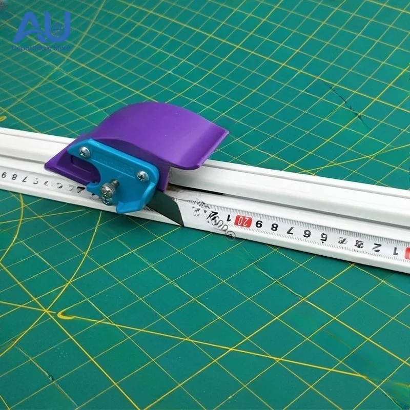 Suitable for Cutting Ruler, Advertising Art Ruler Kt Plate Aluminum Alloy Anti-skid Cutting Ruler Protective Ruler Tools