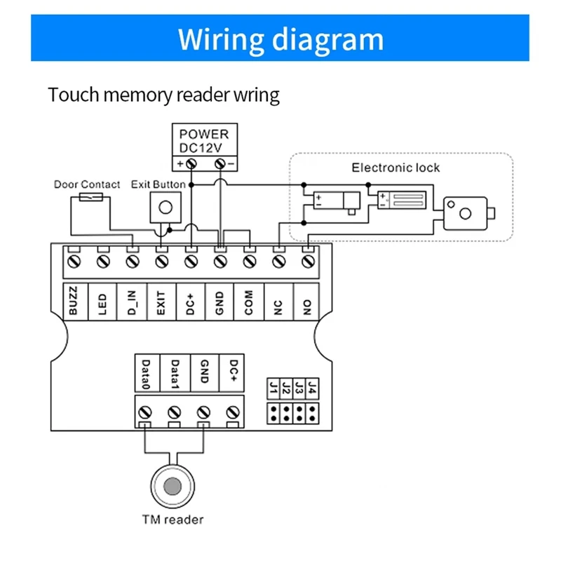 Nuovo Mini scheda di controllo accessi modulo di blocco scheda modulo di blocco uscita relè sistema di controllo accessi porta