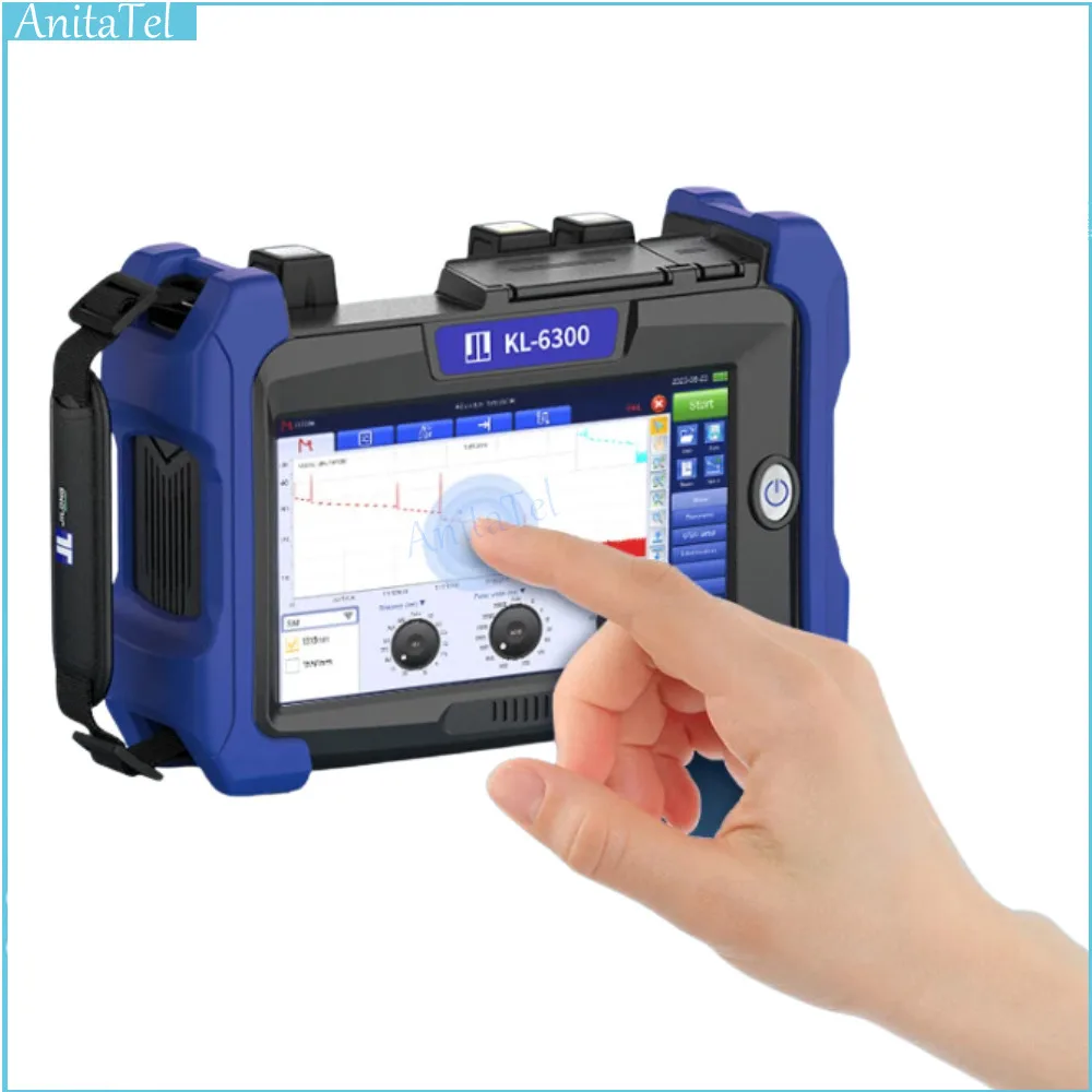Стандарт OTDR KL-6300 с тестом Iola JILONG 2024 SM MM MS PON Выберите динамический диапазон до 45 дБ Многофункциональный