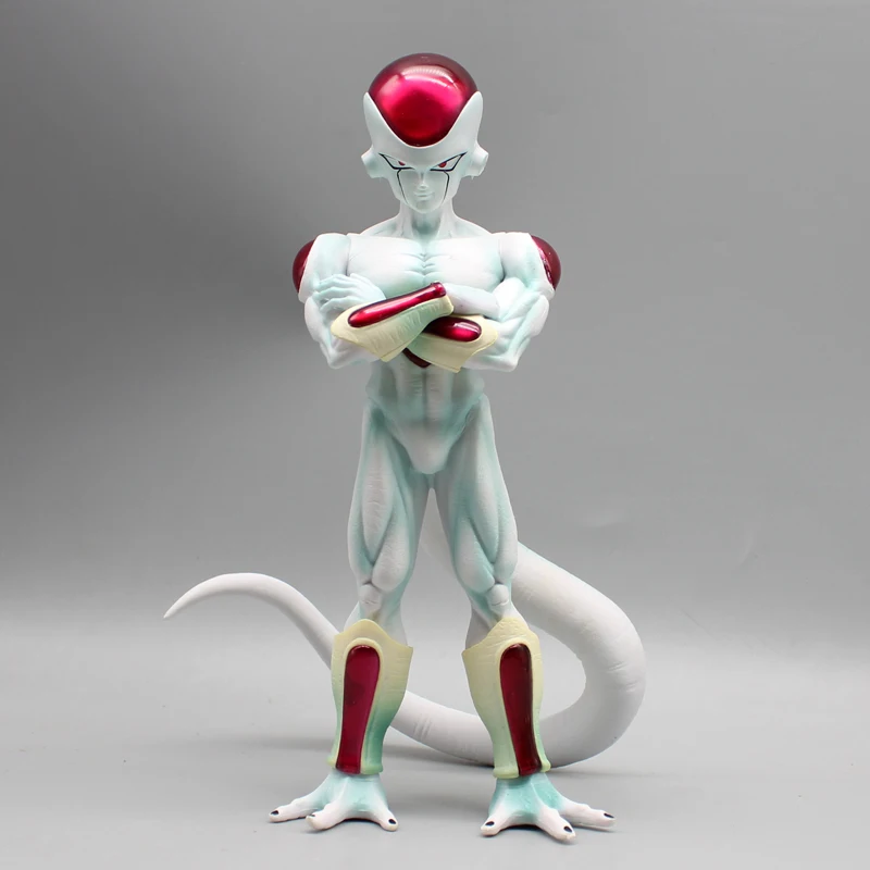 Figura Anime Dragon Ball Gk Freeza, Forma Final Abraçando Seios e Segurando as Mãos, modelo de brinquedo decorativo, presente infantil de Halloween, 223cm